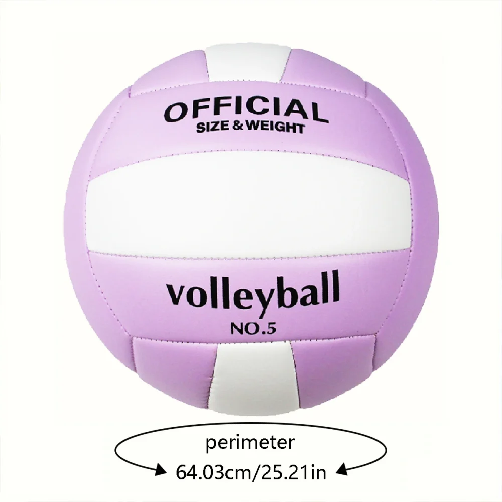 Volleyball Size5 PVC Leather Soft Indoor Outdoor Volleyballs Sports Training Game Play Ball for Beginner, Adult - Image 6