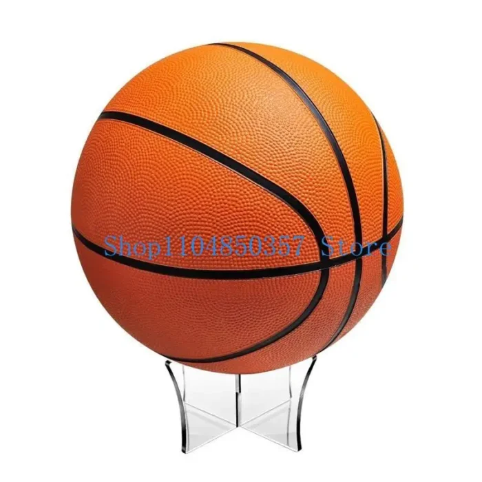 Transparent Acrylic Ball Stand Display Holder Rack Support Base For Soccer Volleyball Basketball Football Rugby Ball